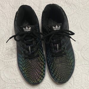 Adidas Mens Size 8 ZX Flux Xeno Reflective Running Sneakers